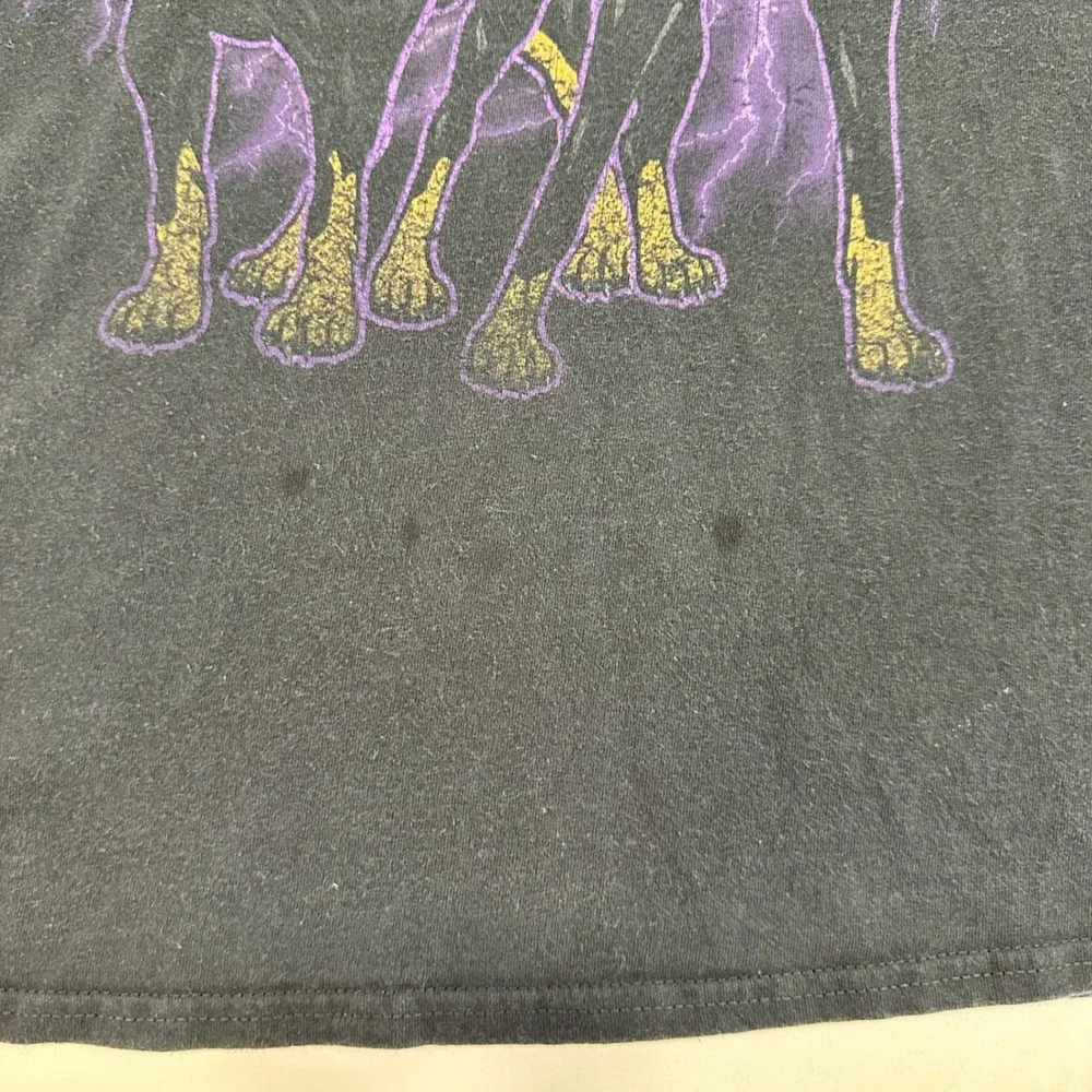 Dom Back‎ Off Graphic T-Shirt Mens Large Black Rottweiler Doberman | Streetwear